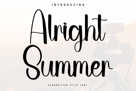 Alright Summer: Crafting Warmth with Handwritten Charm