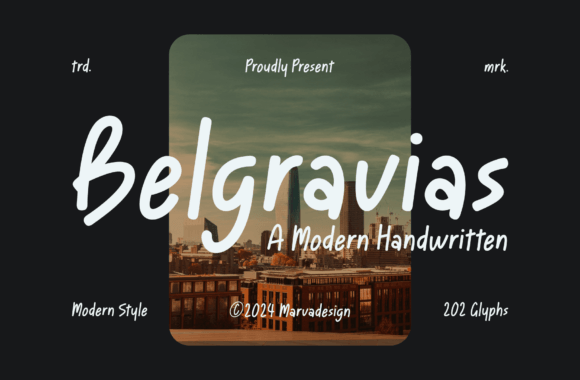 Belgravias: The Modern Handwritten Font Redefining Typographic Art