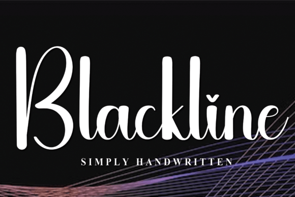Blackline: A Sweet Handwritten Font for Modern Design