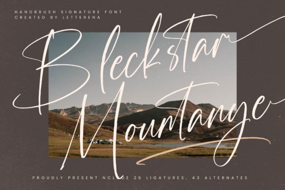 Bleckstar Mountanye: Elevating Design with Handwritten Elegance