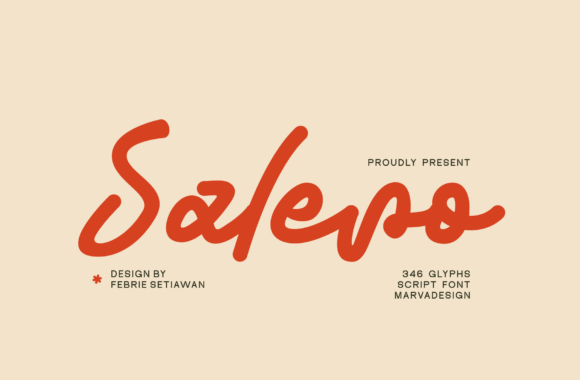 Discover Salero: The Handwritten Script for Distinctive Branding