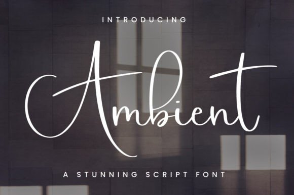 Elevate Your Visual Design with Ambient Typography
