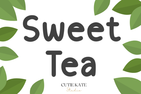 Embrace Warmth: The Sweet Tea Font for Creative Design