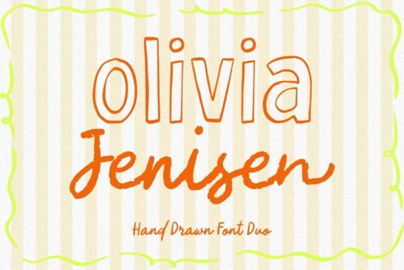 Exploring the Olivia Jenisen Font Duo