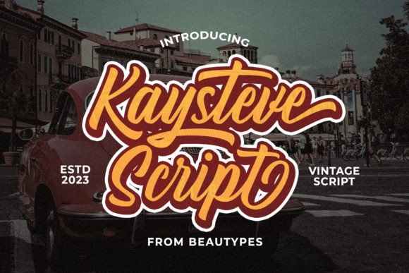 Kaysteve Script: Elevating Designs with Vintage Handwritten Charm