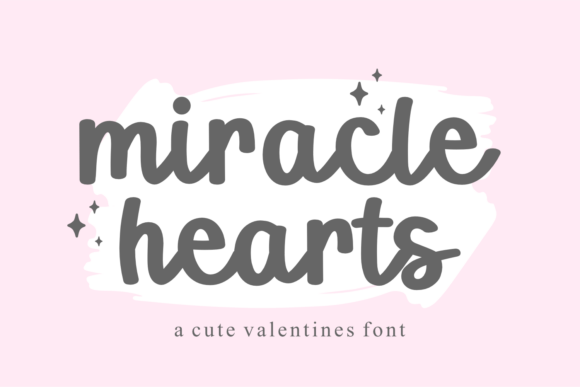 Miracle Hearts: Elevating Design with Typographic Charm