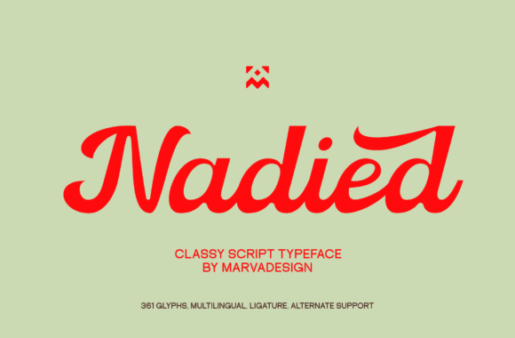 Nadied: Elevating Design with Elegant Script Typography