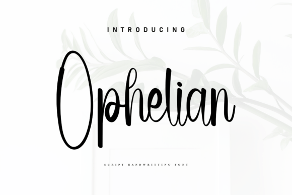 Ophelian Font: A Marker-Style Typeface for Modern Design