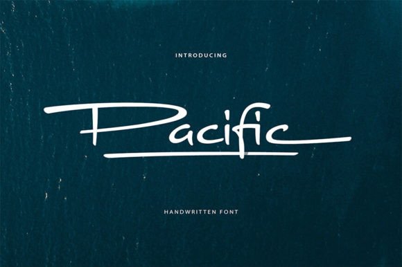Pacific: Elevating Design with Authentic Handwritten Style