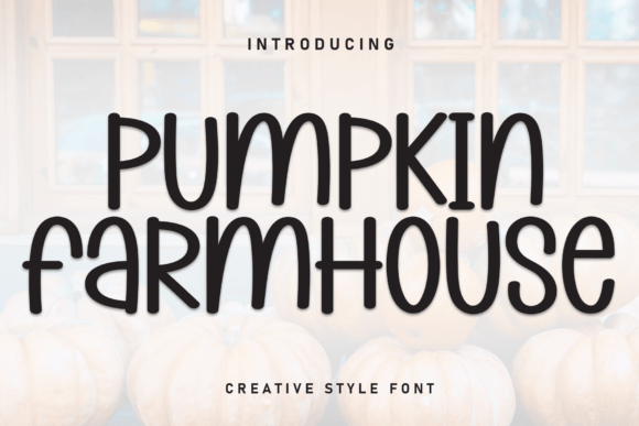 Pumpkin Farmhouse: A Handwritten Font for Authentic Design