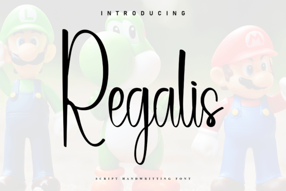 Regalis: A Handwritten Font for Heartfelt Design