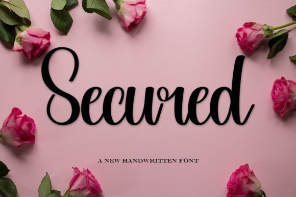 Secured Font: Elevate Your Design with Elegant Handwritten Style
