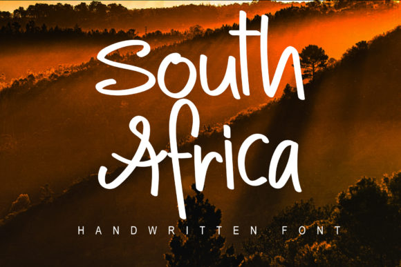 South Africa: A Gorgeous Script Font for Elegant Design