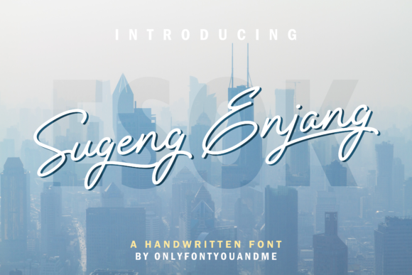 Sugeng Enjang: Elevate Your Designs with Elegant Handwritten Typography