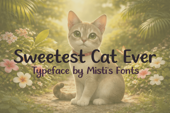 Sweetest Cat Ever: The Font That Redefines Handwritten Charm