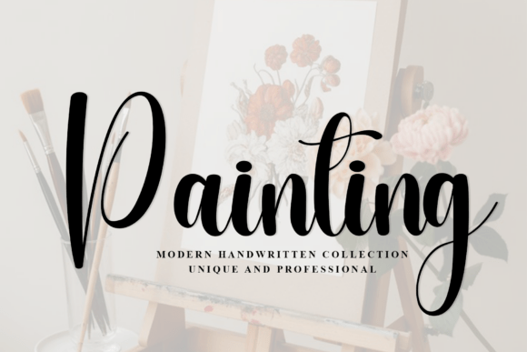The Art of Elegant Typography: Exploring the Painting Script Font