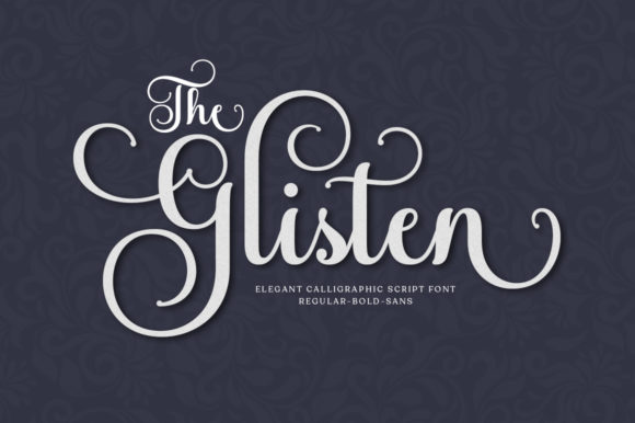 The Glisten: Elevate Your Designs with This Elegant Handwritten Font